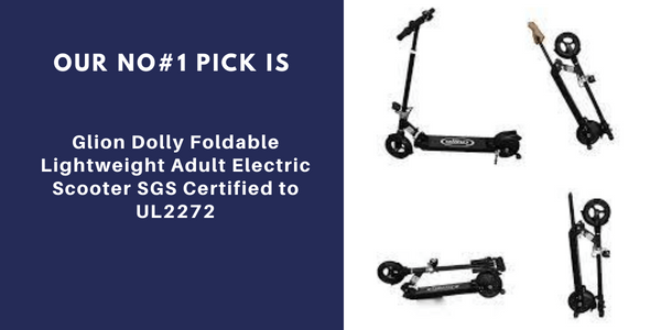 Glion Dolly Foldable Best Electric Scooter for Climbing Hills