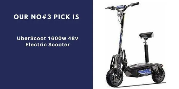 uberscoot 1600w Electric Scooter for Climbing Hills