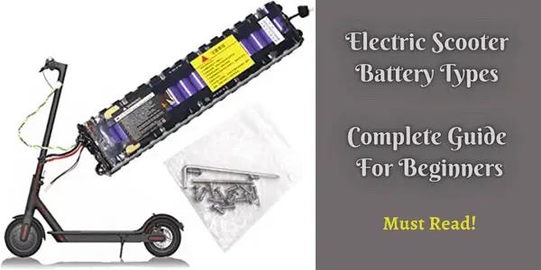 electric scooter battery types